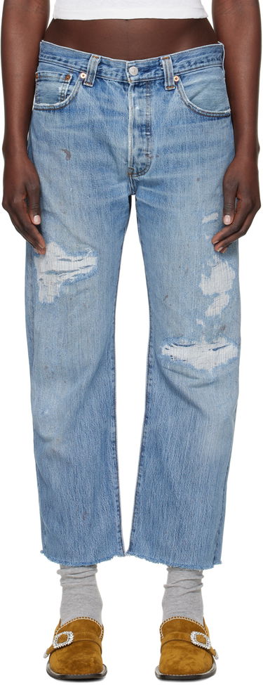 Дънки RE/DONE Re/Done Levi's Edition Boyfriend Jeans Синьо | 1188BFJ, 0