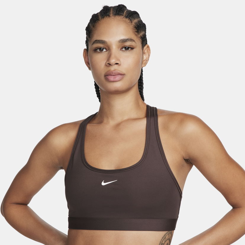 Сутиен Nike Swoosh Light Support Non-Padded Sports Bra Кафяво | DX6817-237