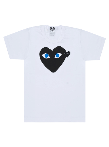 Тениска Comme des Garçons PLAY Emblem Heart T-Shirt Бяло | AZ T088 051 1