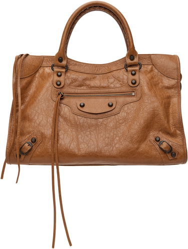Дамска чанта Balenciaga Balenciaga 'Le City' Medium Bag Кафяво | 823058 2ABEK, 0