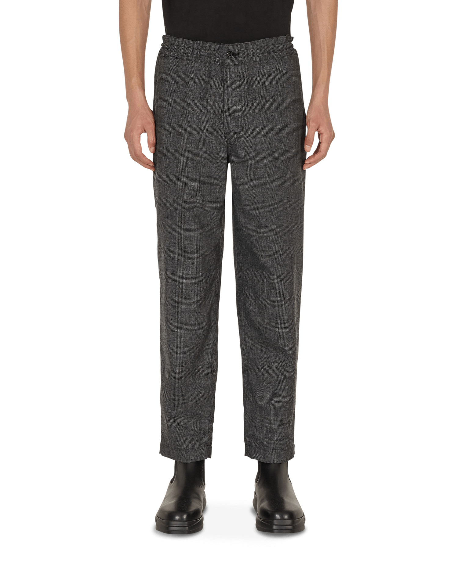 Панталони Comme des Garçons Gray Checked Casual Pants Сиво | 1H-P015-W21 1, 0