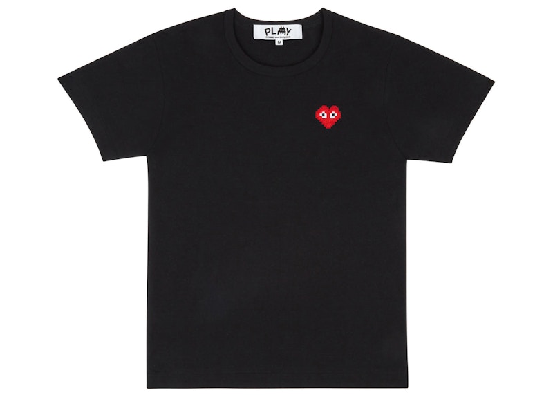 Тениска Comme des Garçons Play T-Shirt Черно | AZ-T322-051 / P1T322-1