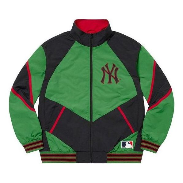 Ветровка Supreme New York Yankees Track Jacket Зелено | SUP-FW21-150