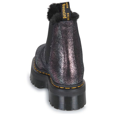 Кецове и обувки Dr. Martens 2976 Quad Fur Lined Distressed Metallic Черно | 27956012, 4