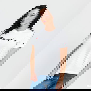Тениска Champion Script Logo Бяло | 114472 WW001, 0