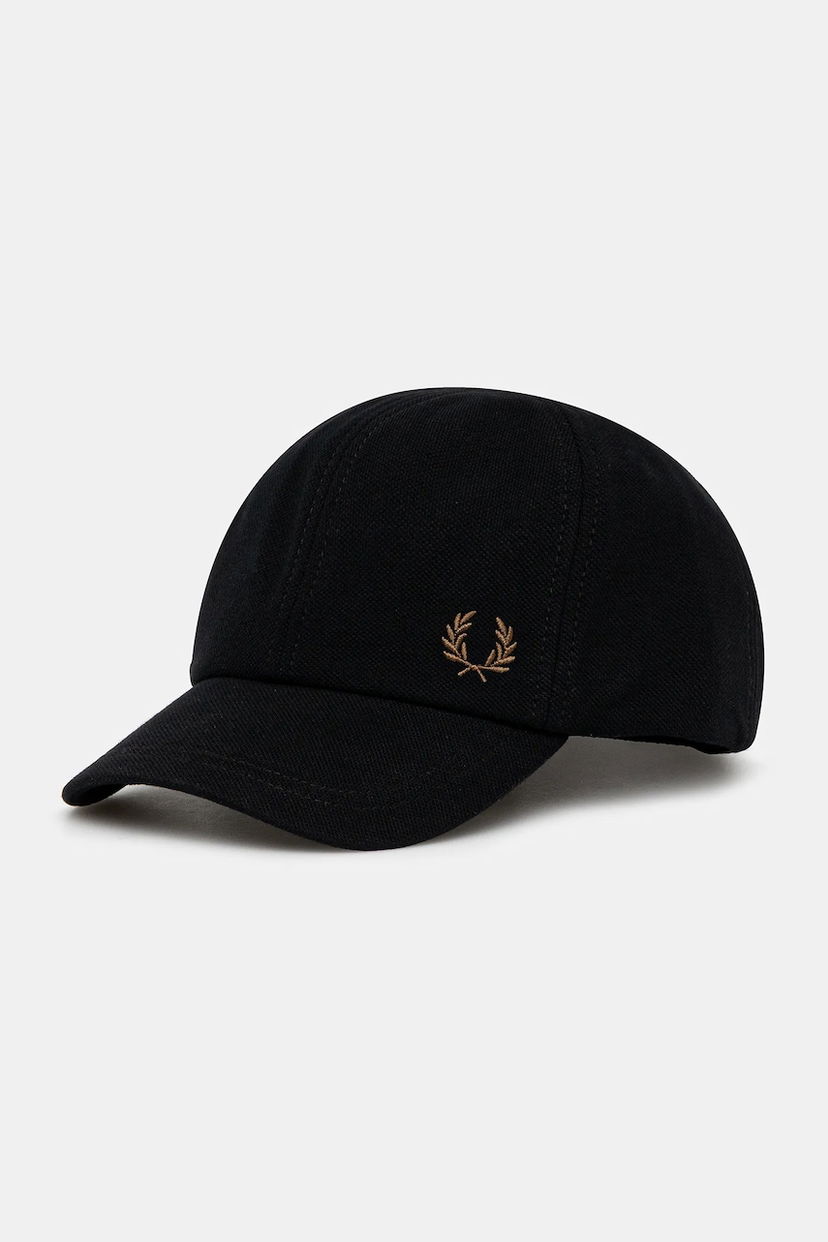 Шапка с козирка Fred Perry Fred Perry Baseball Cap Черно | HW6726