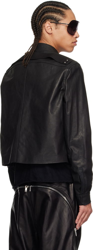Яке Rick Owens Rick Owens Hollywood Tour Alice Leather Jacket Черно | RU01E5742 LSU, 2