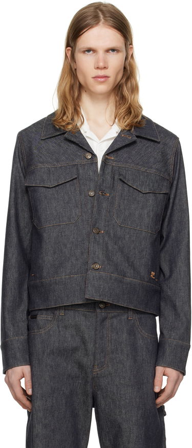 Яке Courrèges Courrèges Utility Trucker Denim Jacket Синьо | 125DBL250DE0035, 0