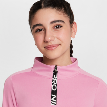 Пуловер Nike Dri-FIT Pro Long Sleeve Half-Zip Top Розово | FN9025-646, 4