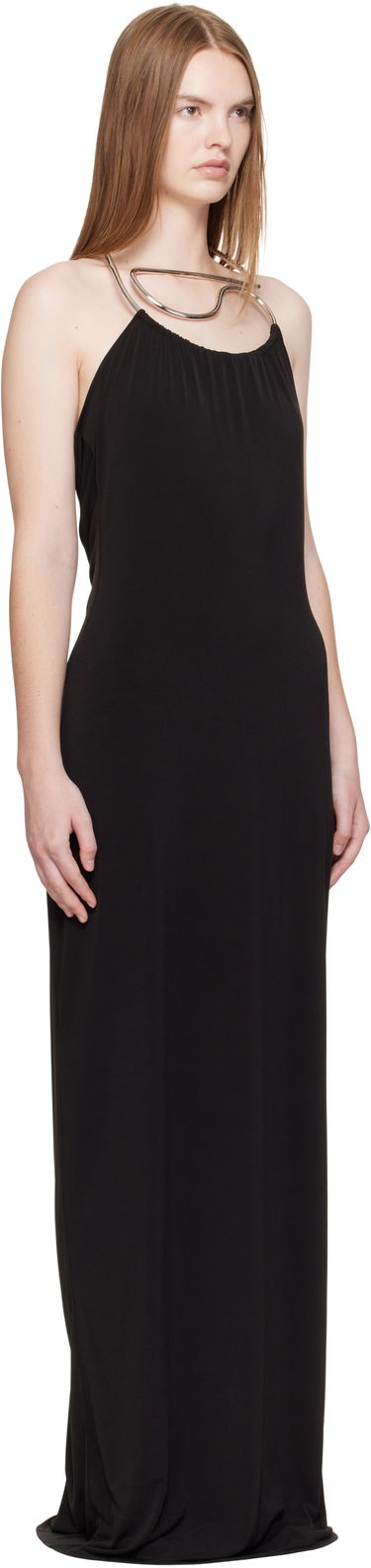 Pокля Coperni Coperni Necklace Maxi Dress Черно | COPR207F5022, 1