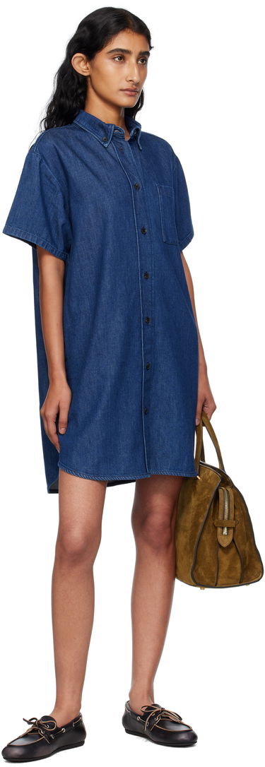 Pокля A.P.C. A.P.C. Ary Denim Minidress Синьо | COHAL-F35181, 3