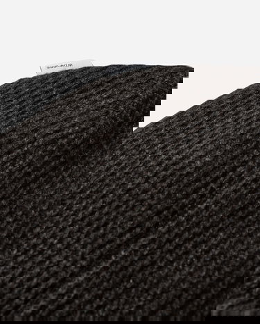 Шапка WTAPS FLP Ribbed Beanie with Logo Patch Черно | 252MADT-HT04 BLACK, 5