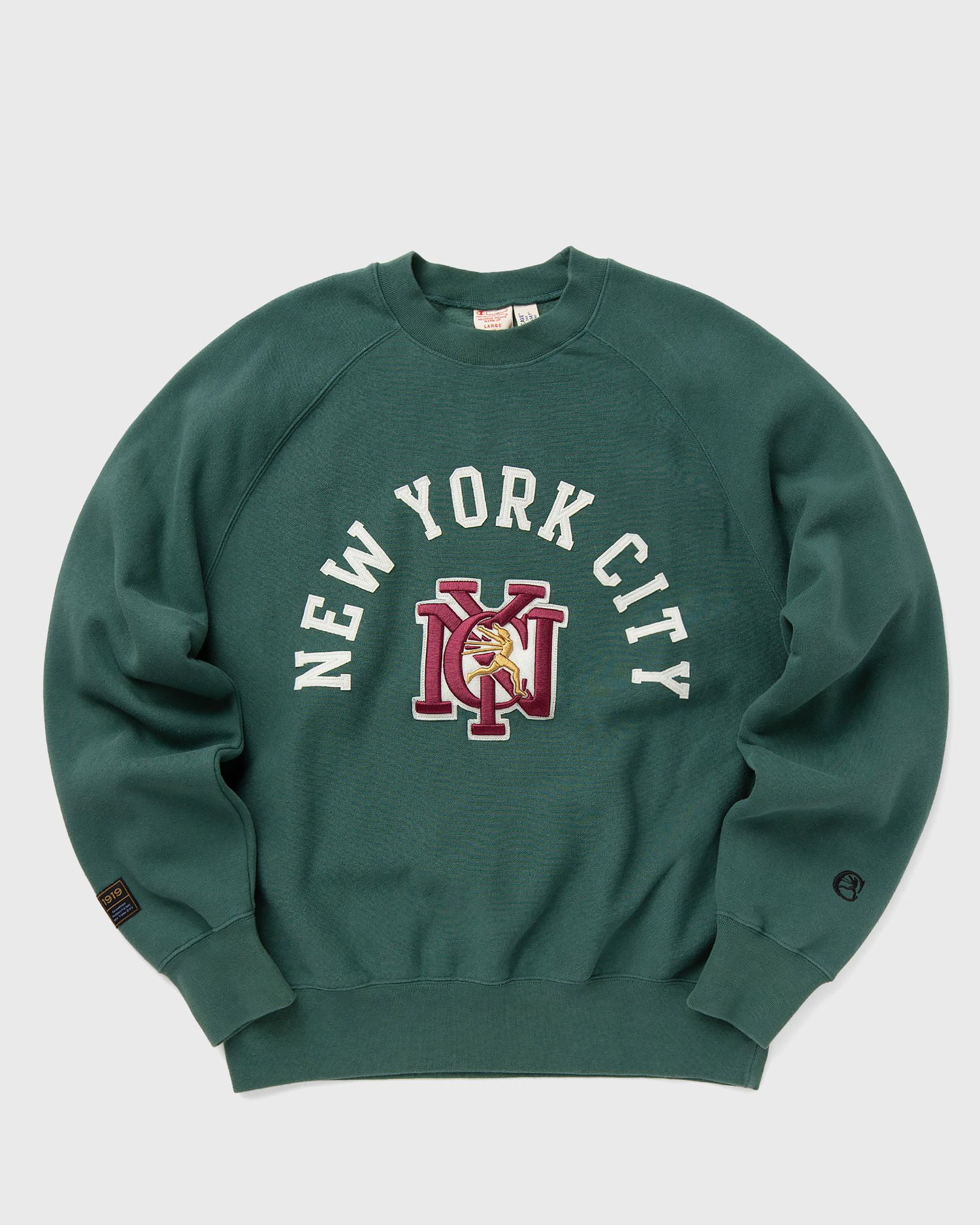 Суитчър Champion Crewneck Sweatshirt Зелено | 220002-BIS, 0