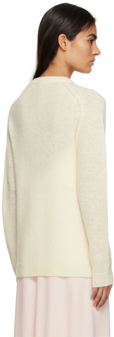 Пуловер TOTEME TOTEME Monogram Knit Sweater Бяло | 232-5153-306, 2