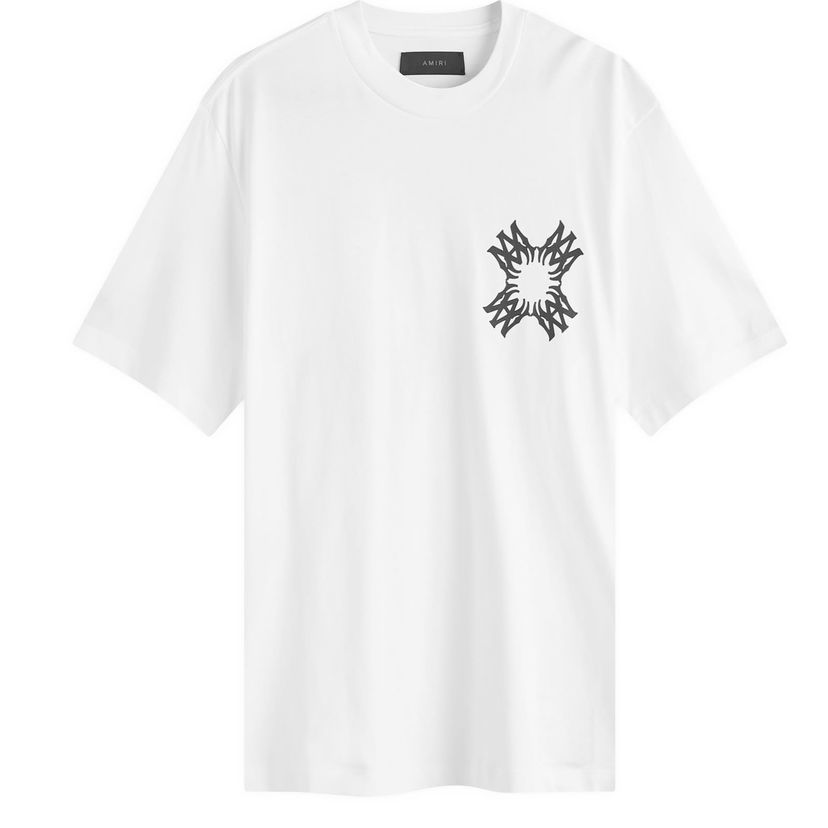 Тениска AMIRI Quad T-Shirt Бяло | AMJYTE1106-001