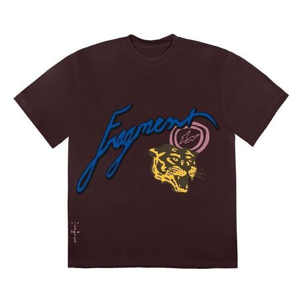 Тениска Cactus Jack by Travis Scott Travis Scott Cactus Jack x Fragment Design Icons T-Shirt Кафяво | CJFN-SS16