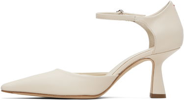 Облекло Aeyde Aeyde Salvi Ankle Strap Heels Бяло | A11-PU-VDHP75ST167-SS25-100-007, 2