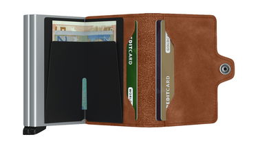 Портфейл Secrid Tinwallet Vintage Кафяво | TV-Cognac-Silver, 3