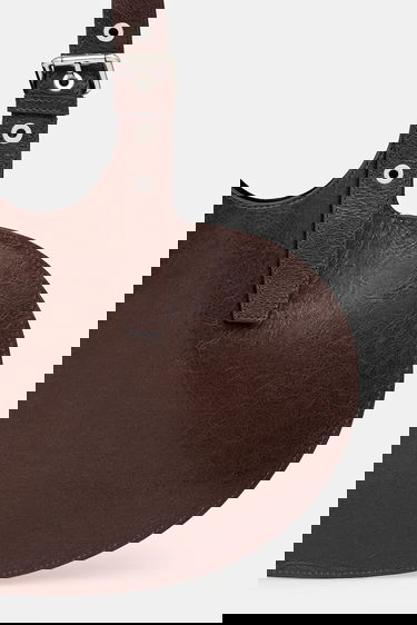 Голяма пазарска чанта Coperni Belt Heart Tote Кафяво | COPBA112F6064, 2