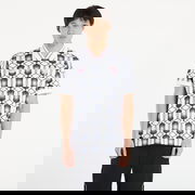 Juve Geometric Print V-Neck Jersey