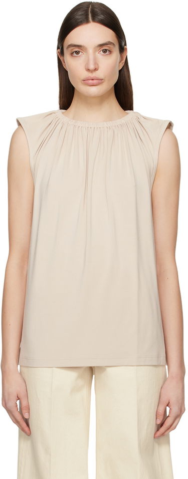 Потник TOTEME TOTEME Women's Crewneck Tank Top Бежово | 242-WRT1716-FB0163, 0