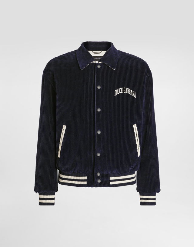Dolce & Gabbana Corduroy Bomber Jacket