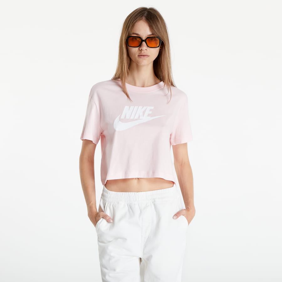 Тениска Nike Sportswear Essential Cropped T-Shirt Розово | BV6175-611, 0
