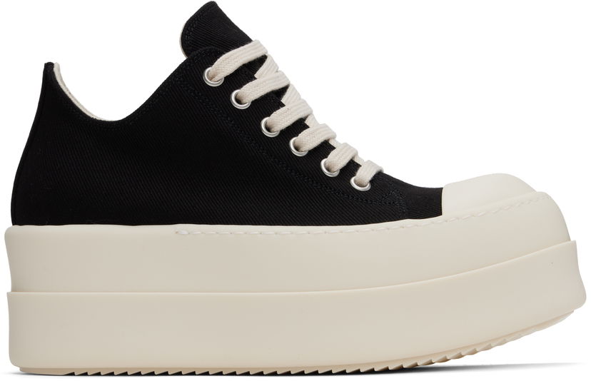Кецове и обувки Rick Owens Rick Owens DRKSHDW Hollywood Double Bumper Low Черно | DS01E3832 DO