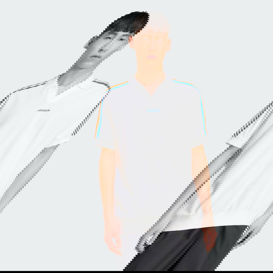 Поло тениска adidas Performance Pride Polo Shirt Бяло | JD0808, 0