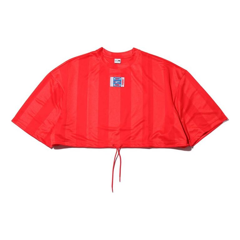 Съкратен топ Puma Puma Athleisure Loose Cropped T-Shirt Червено | 579523-04