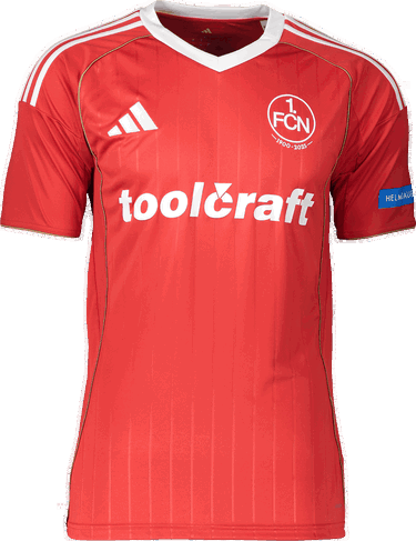 Фланелка adidas Originals 1. FC Nürnberg 3rd Jersey 2025/26 Червено | 6fcnjd7395, 0