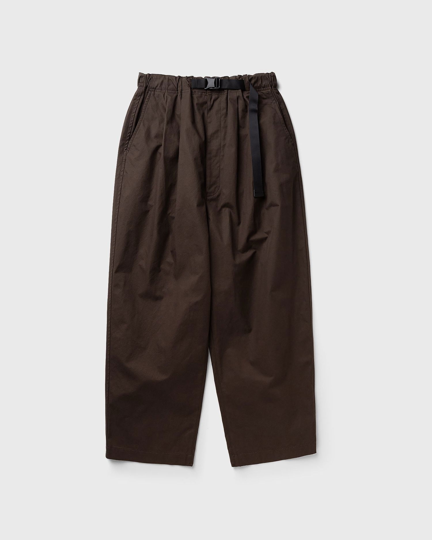 Панталони Comme des Garçons Wide-Leg Cropped Pants with Integrated Web Belt Кафяво | HP-P012-W25-3, 0