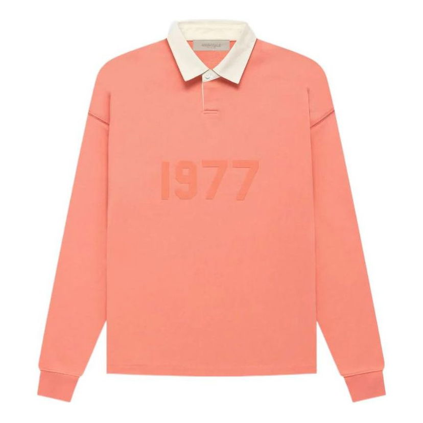 Поло тениска Fear of God Fear of God Essentials 1977 Rugby Polo Оранжево
 | FOG-FW22-076