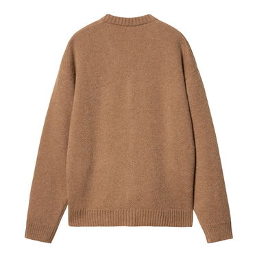 Пуловер Carhartt WIP Knit Cardigan Кафяво | I033914_8, 4