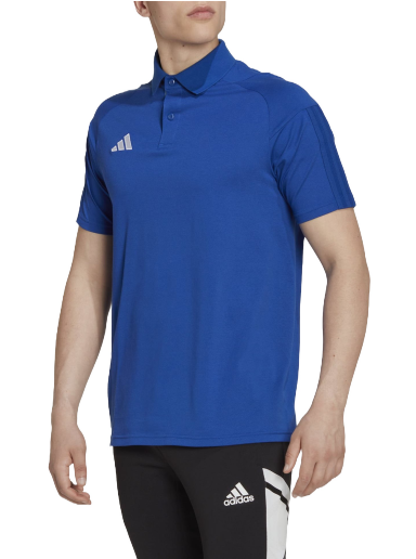 Поло тениска adidas Performance Tiro 23 Competition Polo Синьо | hu1342