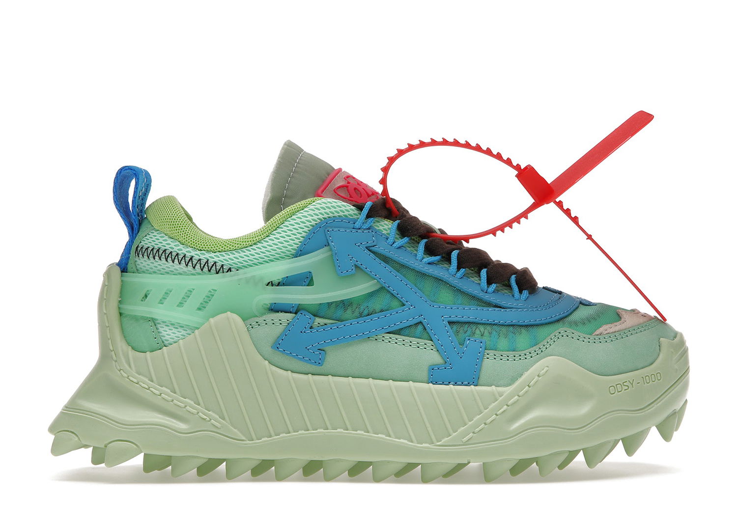 Кецове и обувки Off-White Odsy-1000 "Light Green Blue" W Зелено | OWIA180E20FAB0015045, 0