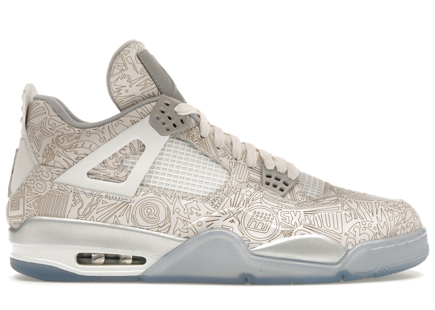 Кецове и обувки Jordan Jordan 4 Retro "30th Anniversary Laser" Сиво | 705333-105, 0