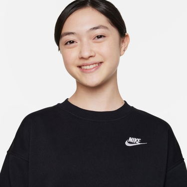 Пуловер Nike Sportswear Club Fleece Crew Sweatshirt Черно | FD2923-010, 2