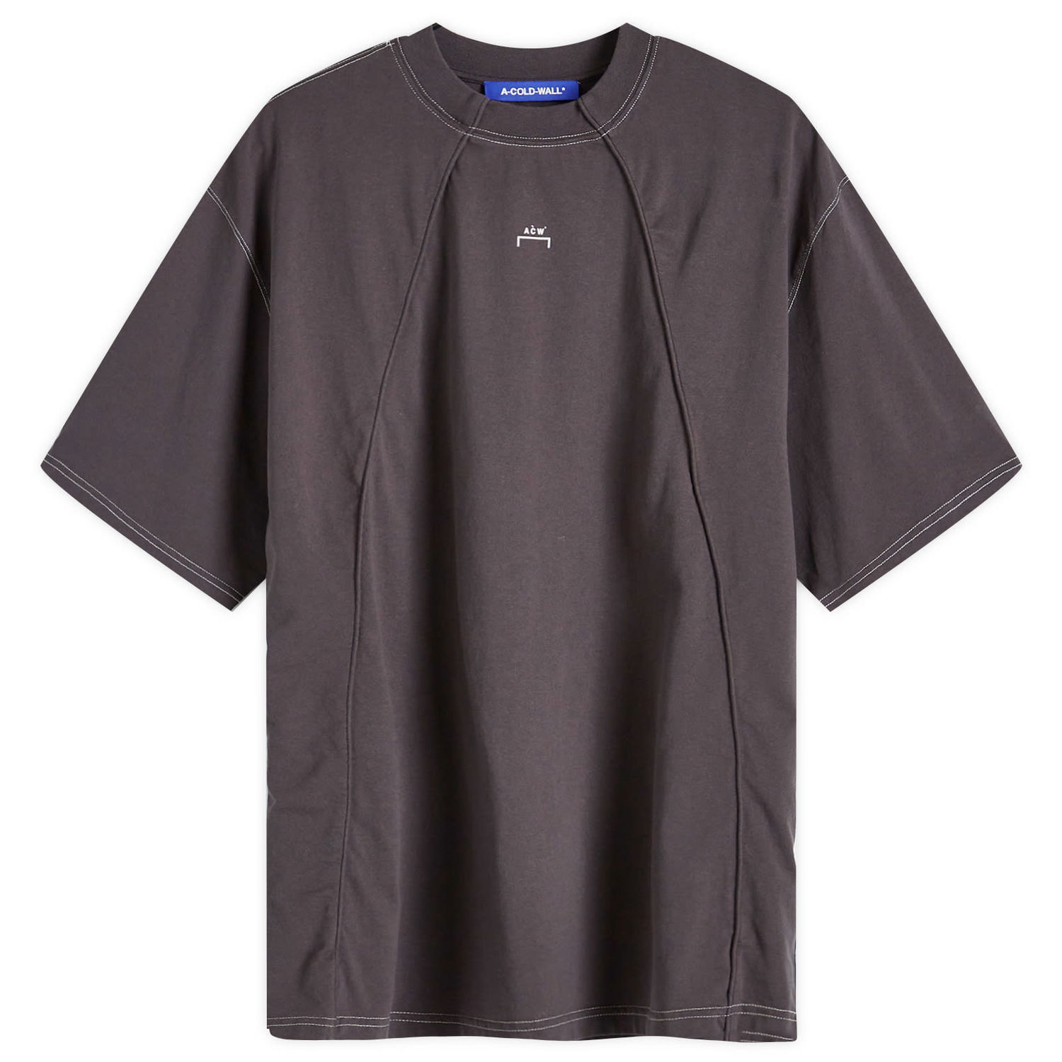 Тениска A-COLD-WALL* Millbank Logo T-Shirt Черно | ACWMTS194-BLK, 0