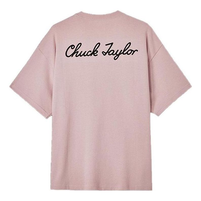 Тениска Converse Chuck Taylor Sneaker Patch Crew Neck T-Shirt Розово | 10023850-A01, 0
