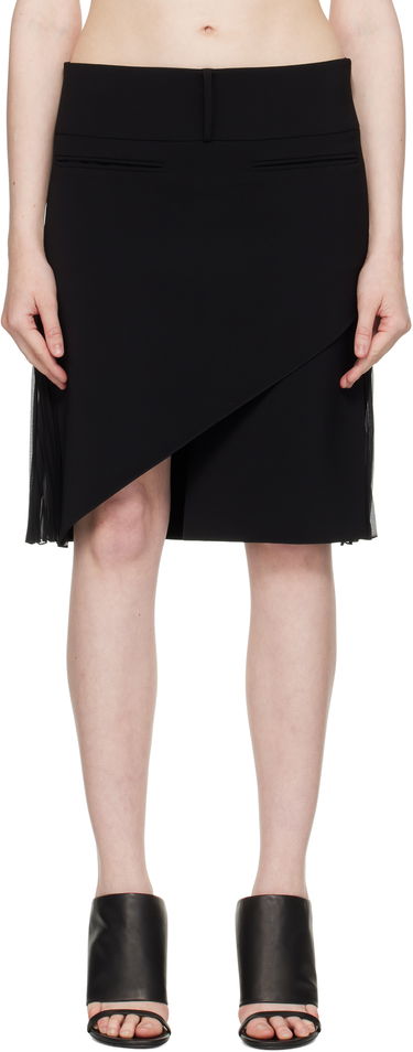 Пола Courrèges Courrèges Infinity Pleats Miniskirt Черно | 225CJU262PL0159, 0