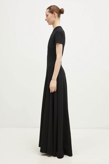 Pокля VETEMENTS VETEMENTS Embroidered Logo Maxi Dress Черно | WA66DR710B, 1