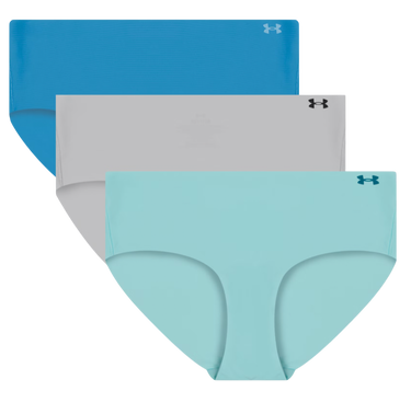 гащички Under Armour Under Armour Pure Stretch No Show Hipster Underwear - 3 Pack Многоцветен | 1383895-293, 0