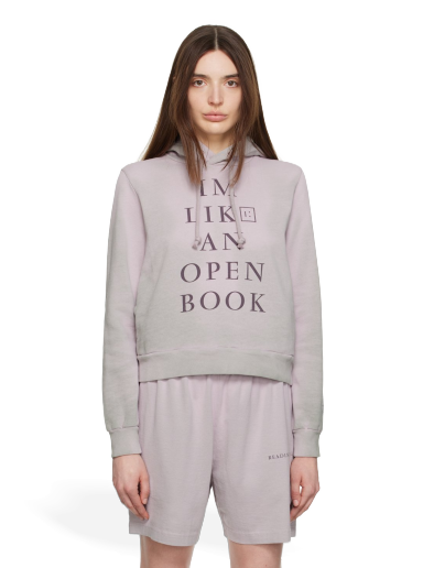 Суитчър Acne Studios I'm Like An Open Book Hoodie Сиво | CI0121-