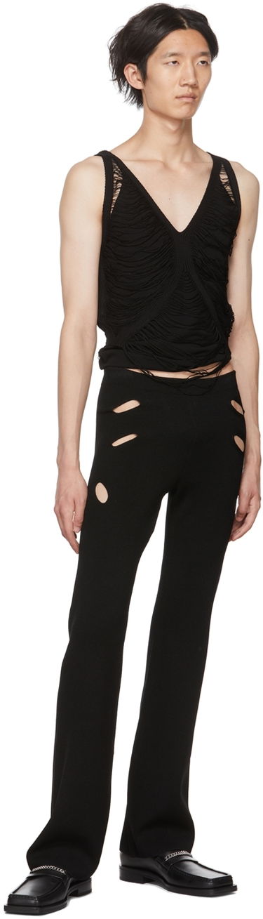 Потник Dion Lee Dion Lee Net Distressed Tank Top Черно | C7080P22, 3