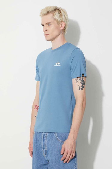 Тениска Alpha Industries Alpha Industries Basic Small Logo T-Shirt Синьо | 188505.538, 3