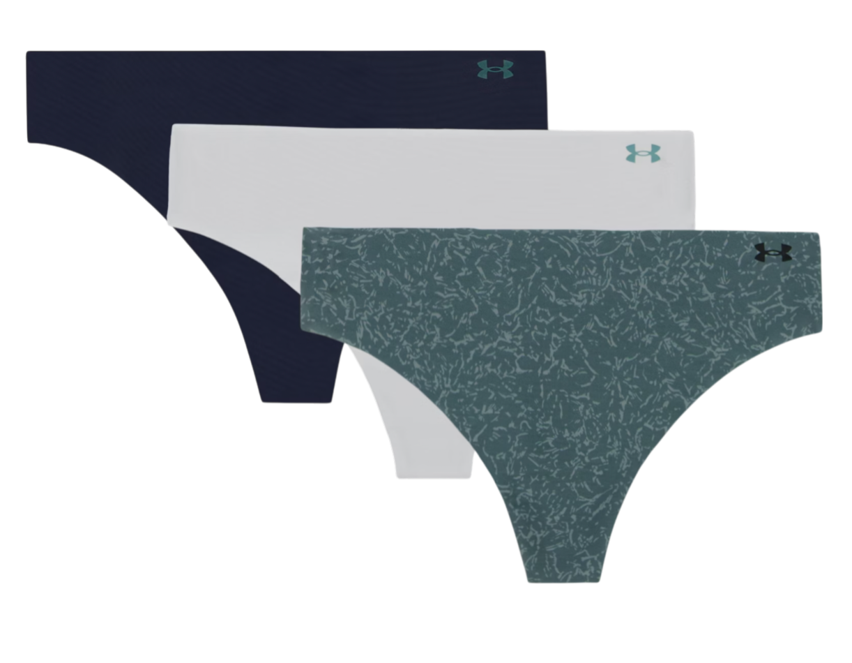 гащички Under Armour Under Armour Print 3-Pack Thong Underwear Многоцветен | 1383894-587, 0