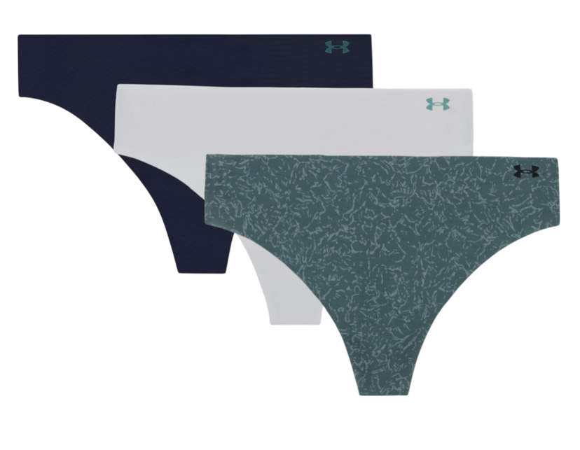гащички Under Armour Under Armour Print 3-Pack Thong Underwear Многоцветен | 1383894-587