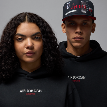 Суитчър Jordan Air Jordan Wordmark Chicago Fleece Hoodie Черно | HF9289-010, 4