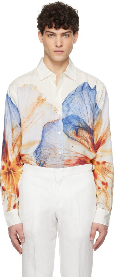 Риза Orlebar Brown Floral Print Shirt Многоцветен | 280053, 0
